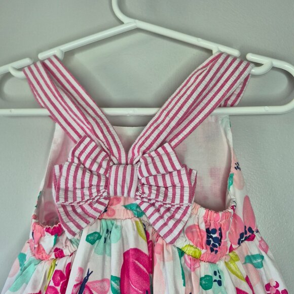 NWT Gymboree Pink Floral Sundress and Panty Set - Picture 6 of 12